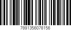 Código de barras (EAN, GTIN, SKU, ISBN): '7891356078156'