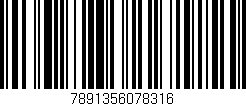 Código de barras (EAN, GTIN, SKU, ISBN): '7891356078316'