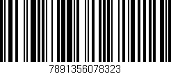 Código de barras (EAN, GTIN, SKU, ISBN): '7891356078323'