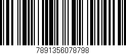 Código de barras (EAN, GTIN, SKU, ISBN): '7891356078798'