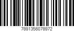 Código de barras (EAN, GTIN, SKU, ISBN): '7891356078972'