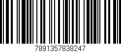 Código de barras (EAN, GTIN, SKU, ISBN): '7891357838247'