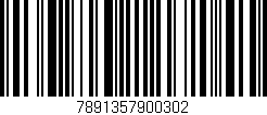 Código de barras (EAN, GTIN, SKU, ISBN): '7891357900302'
