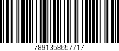 Código de barras (EAN, GTIN, SKU, ISBN): '7891358657717'