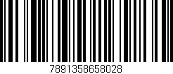 Código de barras (EAN, GTIN, SKU, ISBN): '7891358658028'