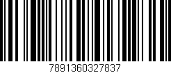 Código de barras (EAN, GTIN, SKU, ISBN): '7891360327837'