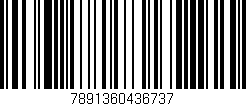 Código de barras (EAN, GTIN, SKU, ISBN): '7891360436737'