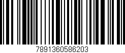 Código de barras (EAN, GTIN, SKU, ISBN): '7891360586203'