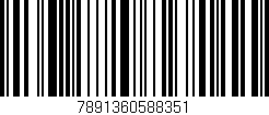 Código de barras (EAN, GTIN, SKU, ISBN): '7891360588351'