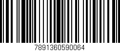 Código de barras (EAN, GTIN, SKU, ISBN): '7891360590064'