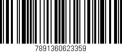 Código de barras (EAN, GTIN, SKU, ISBN): '7891360623359'