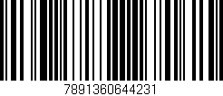 Código de barras (EAN, GTIN, SKU, ISBN): '7891360644231'