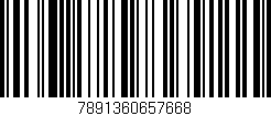 Código de barras (EAN, GTIN, SKU, ISBN): '7891360657668'