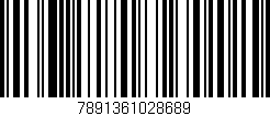 Código de barras (EAN, GTIN, SKU, ISBN): '7891361028689'