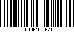 Código de barras (EAN, GTIN, SKU, ISBN): '7891361040674'