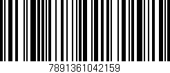 Código de barras (EAN, GTIN, SKU, ISBN): '7891361042159'