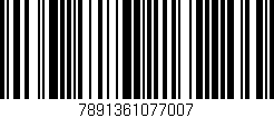 Código de barras (EAN, GTIN, SKU, ISBN): '7891361077007'