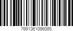 Código de barras (EAN, GTIN, SKU, ISBN): '7891361086085'
