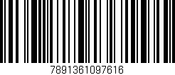 Código de barras (EAN, GTIN, SKU, ISBN): '7891361097616'