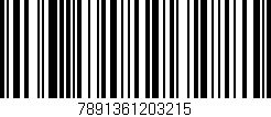 Código de barras (EAN, GTIN, SKU, ISBN): '7891361203215'