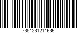Código de barras (EAN, GTIN, SKU, ISBN): '7891361211685'