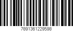 Código de barras (EAN, GTIN, SKU, ISBN): '7891361229598'
