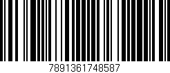 Código de barras (EAN, GTIN, SKU, ISBN): '7891361748587'