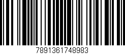 Código de barras (EAN, GTIN, SKU, ISBN): '7891361748983'