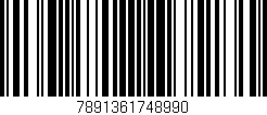 Código de barras (EAN, GTIN, SKU, ISBN): '7891361748990'