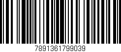 Código de barras (EAN, GTIN, SKU, ISBN): '7891361799039'