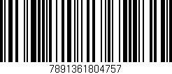 Código de barras (EAN, GTIN, SKU, ISBN): '7891361804757'