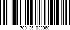 Código de barras (EAN, GTIN, SKU, ISBN): '7891361833368'
