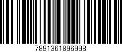 Código de barras (EAN, GTIN, SKU, ISBN): '7891361896998'