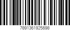 Código de barras (EAN, GTIN, SKU, ISBN): '7891361925698'