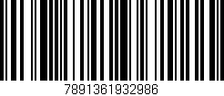 Código de barras (EAN, GTIN, SKU, ISBN): '7891361932986'