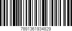 Código de barras (EAN, GTIN, SKU, ISBN): '7891361934829'