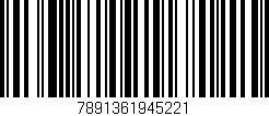 Código de barras (EAN, GTIN, SKU, ISBN): '7891361945221'