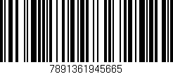 Código de barras (EAN, GTIN, SKU, ISBN): '7891361945665'
