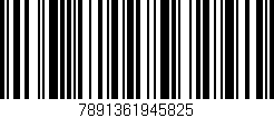 Código de barras (EAN, GTIN, SKU, ISBN): '7891361945825'