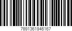 Código de barras (EAN, GTIN, SKU, ISBN): '7891361946167'