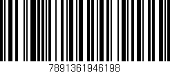 Código de barras (EAN, GTIN, SKU, ISBN): '7891361946198'