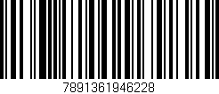 Código de barras (EAN, GTIN, SKU, ISBN): '7891361946228'