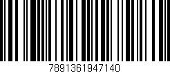 Código de barras (EAN, GTIN, SKU, ISBN): '7891361947140'