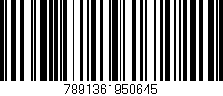Código de barras (EAN, GTIN, SKU, ISBN): '7891361950645'