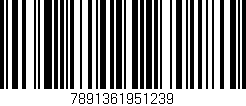 Código de barras (EAN, GTIN, SKU, ISBN): '7891361951239'