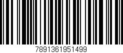 Código de barras (EAN, GTIN, SKU, ISBN): '7891361951499'