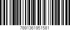 Código de barras (EAN, GTIN, SKU, ISBN): '7891361951581'
