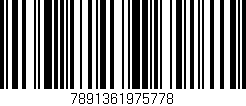 Código de barras (EAN, GTIN, SKU, ISBN): '7891361975778'