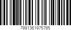 Código de barras (EAN, GTIN, SKU, ISBN): '7891361975785'