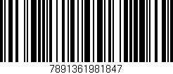 Código de barras (EAN, GTIN, SKU, ISBN): '7891361981847'